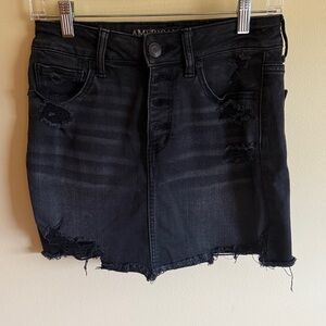 American Eagle Outfitters Dark Denim Skirt